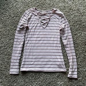 Long Sleeve V-Neck Shirt